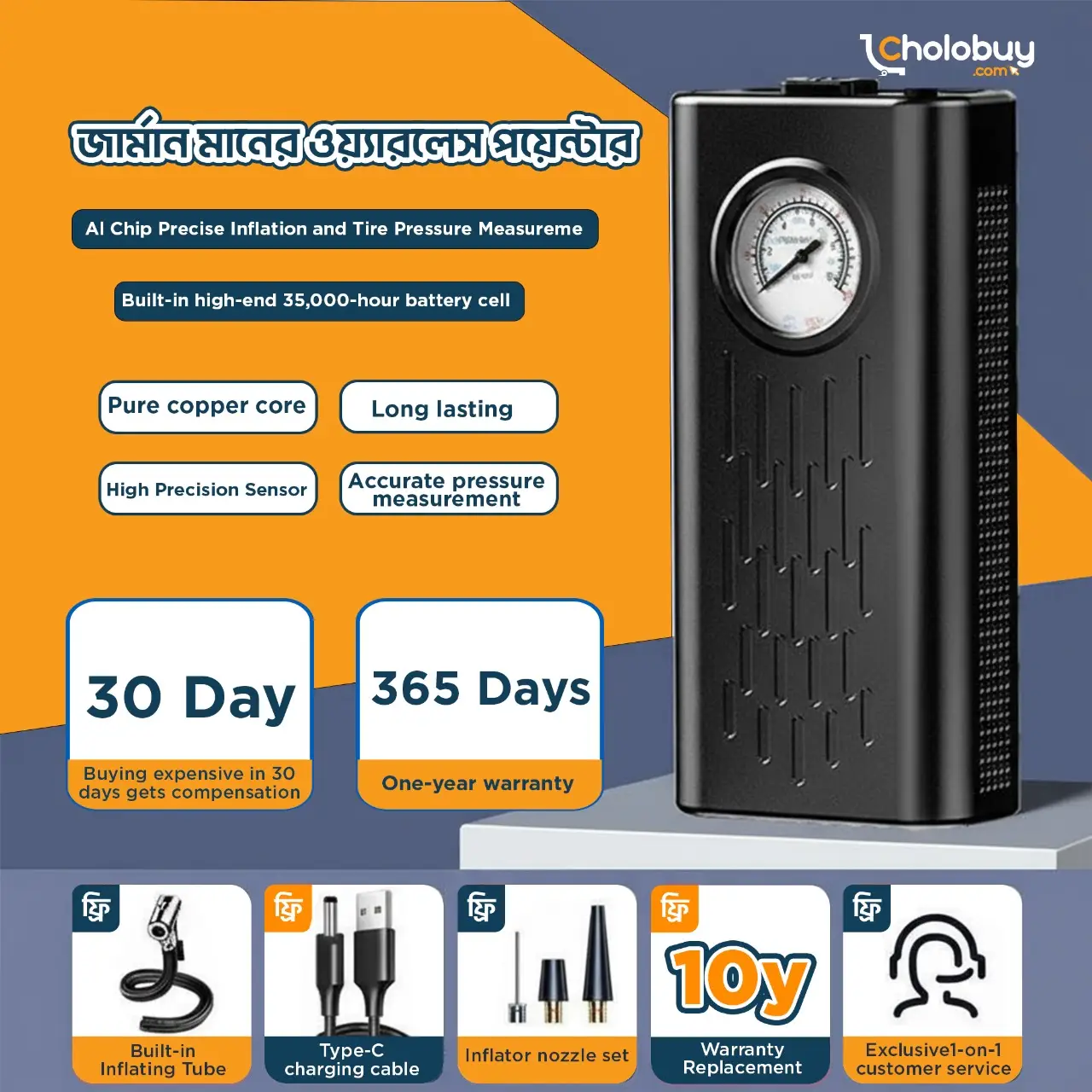 Car Mounted Portable Pump - Image 2